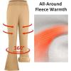 imageBIG ELEPHANT Girls Fleece Flared Pants  Soft Bell Bottom Style with Pockets for School Parties ampamp Everyday OutfitsKhaki