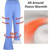 imageBIG ELEPHANT Girls Fleece Flared Pants  Soft Bell Bottom Style with Pockets for School Parties ampamp Everyday OutfitsLight Blue
