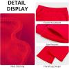 imageBIG ELEPHANT Girls Fleece Flared Pants  Soft Bell Bottom Style with Pockets for School Parties ampamp Everyday OutfitsRed