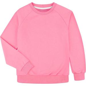 imageBIG ELEPHANT Boys Crewneck Sweatshirt  Cotton Long Sleeve Pullover for Kids Toddler to Teen School and Everyday WearPink