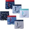 imageBIG ELEPHANT Boys Boxer Briefs 6Pack  100 Cotton Toddler Underwear Soft ampamp BreathableBlue Dinosaur