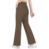 image:imageBIG ELEPHANT Girls Flare Pants with Side Pockets  Casual Bell Bottom Dress Pants for Girls Size 615 YearsBrown