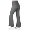 image:imageBIG ELEPHANT Girls Flare Pants with Side Pockets  Casual Bell Bottom Dress Pants for Girls Size 615 YearsDark Gray