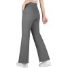 image:imageBIG ELEPHANT Girls Flare Pants with Side Pockets  Casual Bell Bottom Dress Pants for Girls Size 615 YearsDark Gray
