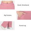 image:imageBIG ELEPHANT Girls Flare Pants with Side Pockets  Casual Bell Bottom Dress Pants for Girls Size 615 YearsDusty Rose