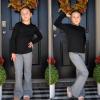 image:imageBIG ELEPHANT Girls Flare Pants with Side Pockets  Casual Bell Bottom Dress Pants for Girls Size 615 YearsHeather Gray