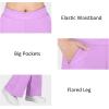 image:imageBIG ELEPHANT Girls Flare Pants with Side Pockets  Casual Bell Bottom Dress Pants for Girls Size 615 YearsPurple
