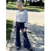 image:imageBIG ELEPHANT Girls Flare Pants with Side Pockets  Casual Bell Bottom Dress Pants for Girls Size 615 YearsRoyal Blue