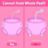 image:imageBIG ELEPHANT 10Pack Baby Potty Training Underwear Soft 100 Cotton Absorbent Training Pants for Boys amp Girls 56YPurple Flowers