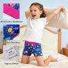image:imageBIG ELEPHANT 6Pack Girls Boxer Briefs  100 Cotton Underwear Super Soft amp Breathable Kids PantiesRainbow