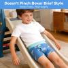 image:imageBIG ELEPHANT Boys Boxer Briefs 10Pack 100 Cotton Toddler amp Big Kids Underwear Soft Breathable Underpants Sizes 4T9YBlue Dinosaur