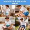 image:imageBIG ELEPHANT Boys Boxer Briefs 10Pack 100 Cotton Toddler amp Big Kids Underwear Soft Breathable Underpants Sizes 4T9YBlue Dinosaur