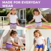 image:imageBIG ELEPHANT Girls Boyshort Panties 6Pack  100 Cotton Boxer Briefs Super Soft amp Breathable Kids UnderwearPurple Flowers