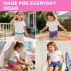 image:imageBIG ELEPHANT Girls Boyshort Panties 6Pack  100 Cotton Boxer Briefs Super Soft amp Breathable Kids UnderwearRainbow