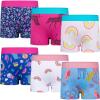 image:imageBIG ELEPHANT Girls Boyshort Panties 6Pack  100 Cotton Boxer Briefs Super Soft amp Breathable Kids UnderwearRainbow