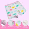 image:imageBIG ELEPHANT Girls Underwear 10 Pack  100 Cotton Boyshort Panties Soft Breathable Toddler Girls Boxer Briefs 3T10YPurple