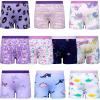 image:imageBIG ELEPHANT Girls Underwear 10 Pack  100 Cotton Boyshort Panties Soft Breathable Toddler Girls Boxer Briefs 3T10YPurple