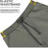 image:imageBIG ELEPHANT Boys Athletic Shorts 3 Pack Cotton Gym Shorts with Pockets Elastic Waist Drawstring for School Sports and PlayNavy BlueDeep Lichen Green Khaki