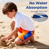 image:imageBIG ELEPHANT Boys Swim Shorts 2Pack QuickDry Stretch Swim Trunks with BuiltIn Liner Athletic Swimwear for Beach amp PoolOctopus and CrabGreen Fish