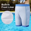 image:imageBIG ELEPHANT Boys Swim Shorts 2Pack QuickDry Stretch Swim Trunks with BuiltIn Liner Athletic Swimwear for Beach amp PoolShark Collection