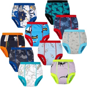 image:imageBIG ELEPHANT 10Packs Training Underwear Absorbent Toddler Potty Trained Pants for Boys and Girls 12 Months  9 YearsBlack Dinosaur