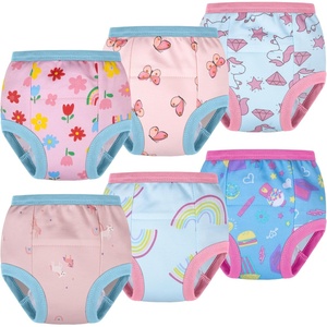 image:imageBIG ELEPHANT Toddler Training Pants Soft Cotton Absorbent Training Underwear for Baby Boys amp GirlsPink Unicorn 6 Pack
