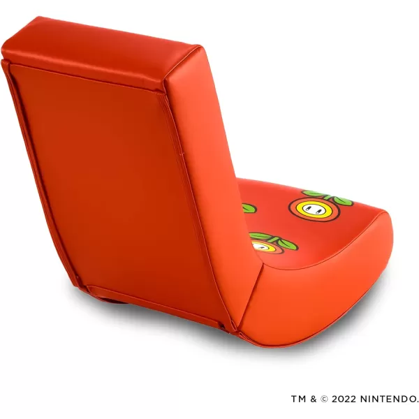 X Rocker Official Super Mario Video Gaming Floor Chair, All-Star Edition Nintendo Collectible, Faux Leather, Foldable, Youth