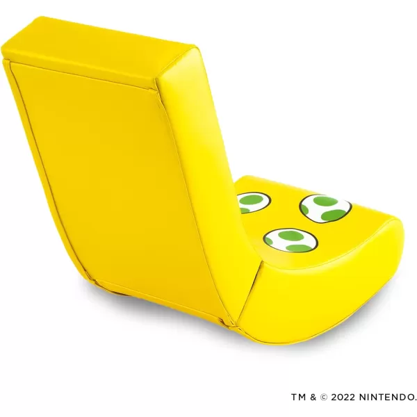 X Rocker Official Super Mario Video Gaming Floor Chair, All-Star Edition Nintendo Collectible, Faux Leather, Foldable, Youth