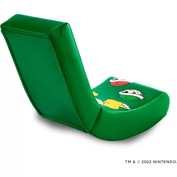 X Rocker Official Super Mario Video Gaming Floor Chair, All-Star Edition Nintendo Collectible, Faux Leather, Foldable, Youth