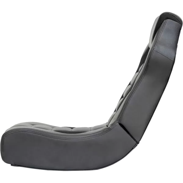 X Rocker Flash Audio Floor Gaming Chair, Wired with LED Lights, Neo Fiber, Foldable, 5113501, 30.5" x 17.5" x 26.6", Red, Black, and Gray
