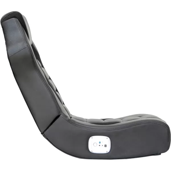 X Rocker Flash Audio Floor Gaming Chair, Wired with LED Lights, Neo Fiber, Foldable, 5113501, 30.5" x 17.5" x 26.6", Red, Black, and Gray