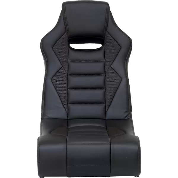X Rocker Flash Audio Floor Gaming Chair, Wired with LED Lights, Neo Fiber, Foldable, 5113501, 30.5" x 17.5" x 26.6", Red, Black, and Gray