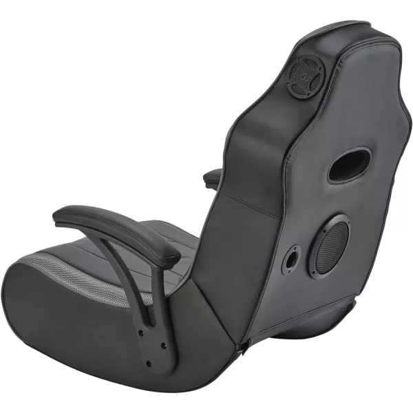 X Rocker G-Force Floor Gaming Chair, RGB Wired Audio with Subwoofer, Neo Motion, Foldable, Padded Armrest, 5113701, 36.42" x 25.4" x 32.5", Black