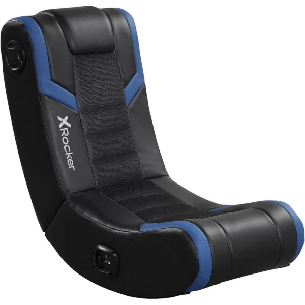 X Rocker Eclipse Video Gaming Floor Chair, Headrest Mounted Speakers, 2.0 Bluetooth, Wireless, 5111801, 31" x 28" x 17", Amazon Exclusive, Black and Red