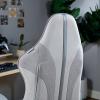 imageX Rocker Mysa PC Video Gaming Chair Executive Ergonomic Office Desk Chair with Wheels Vegan Leather Gray and PinkGray  Gray Base
