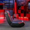 imageX Rocker Video Gaming Floor Rocker Chair Builtin Audio Speakers Foldable for Bedroom or Game Room Gifts for Gamers Boys Girls Teens 517Standard 517 yr
