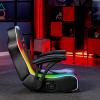 imageX Rocker Video Gaming Floor Rocker Chair Builtin Audio Speakers Foldable for Bedroom or Game Room Gifts for Gamers Boys Girls Teens 517Standard 517 yr