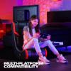 imageX Rocker Video Gaming Floor Rocker Chair Builtin Audio Speakers Foldable for Bedroom or Game Room Gifts for Gamers Boys Girls Teens 517Standard 517 yr