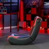 imageX Rocker Video Gaming Floor Rocker Chair Builtin Audio Speakers Foldable for Bedroom or Game Room Gifts for Gamers Boys Girls Teens 517Standard 517 yr