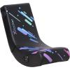 imageX Rocker Video Gaming Floor Rocker Chair Builtin Audio Speakers Foldable for Bedroom or Game Room Gifts for Gamers Boys Girls Teens 517Standard 517 yr
