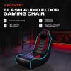 imageX Rocker Video Gaming Floor Rocker Chair Builtin Audio Speakers Foldable for Bedroom or Game Room Gifts for Gamers Boys Girls Teens 517Standard 517 yr
