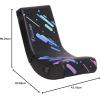 imageX Rocker Video Gaming Floor Rocker Chair Builtin Audio Speakers Foldable for Bedroom or Game Room Gifts for Gamers Boys Girls Teens 517Standard 517 yr