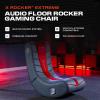 imageX Rocker Video Gaming Floor Rocker Chair Builtin Audio Speakers Foldable for Bedroom or Game Room Gifts for Gamers Boys Girls Teens 517Standard 517 yr