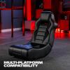 imageX Rocker Video Gaming Floor Rocker Chair Builtin Audio Speakers Foldable for Bedroom or Game Room Gifts for Gamers Boys Girls Teens 517Standard 517 yr