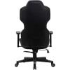 imageX Rocker Zeta PC Office Gaming Chair Adjustable Seat and Armrest Swivel Base Faux Leather 780201 2736quot x 2756quot x 4843quot Black and Gray