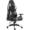 imageX Rocker PC Computer Video Gaming Office Chair Built in Audio Speakers and Ergonomic Design for Men Boys Girls TeensAgility White