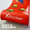 image:imageX Rocker Nintendo Video Gaming Chair for Kids 517 Floor Rocker Gifts for Gamers Mario Bowser Peach Luigi Yoshi Gifts for Teens Boys Girls