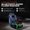 image:imageX Rocker Video Gaming Floor Rocker Chair Builtin Audio College Dorm Essentials for Guys and Girls Bedroom Foldable Gifts for GamersGForce RGB LED