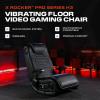 image:imageX Rocker Video Gaming Floor Rocker Chair Builtin Audio College Dorm Essentials for Guys and Girls Bedroom Foldable Gifts for GamersPro Series