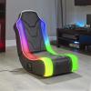 image:imageX Rocker Video Gaming Floor Rocker Chair Builtin Audio Foldable for Gamers Bedroom or Game Room for Boys Girls Teens 517 Gifts for GamersChimera RGB LED